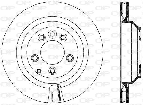Disque de frein OPEN PARTS BDR2489.20