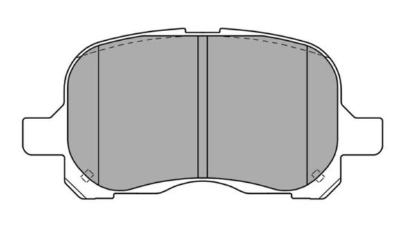 Kit de plaquettes de frein, frein à disque FREMAX FBP-1242