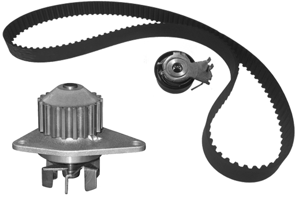 Pompe à eau + kit de courroie crantée TECDRIVE TKPE0007