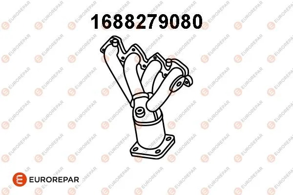 Catalyseur en coude EUROREPAR 1688279080