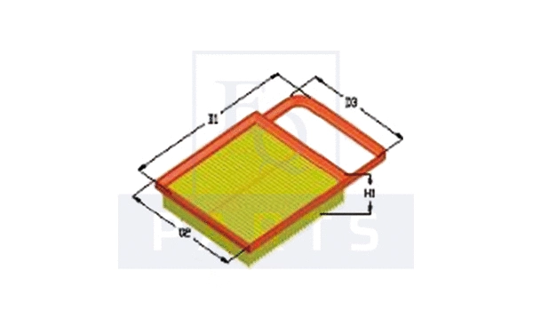 Filtre à air EQUAL QUALITY FA3229