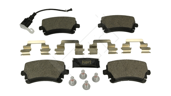 Kit de plaquettes de frein, frein à disque HART 248 999