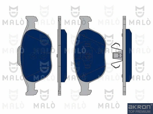 Kit de plaquettes de frein, frein à disque AKRON-MALÒ 1050076