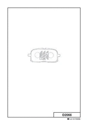 Kit de plaquettes de frein, frein à disque MK Kashiyama D2066