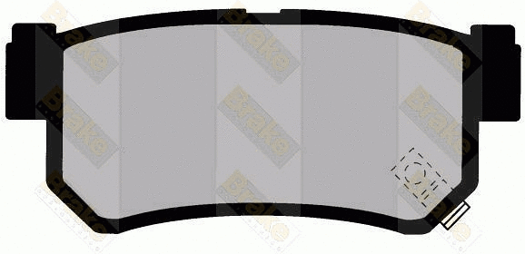 Kit de plaquettes de frein, frein à disque Brake ENGINEERING PA1332