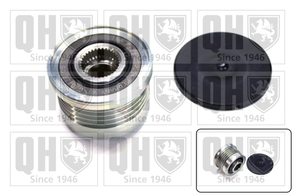 Poulie roue libre, alternateur QUINTON HAZELL QTR106