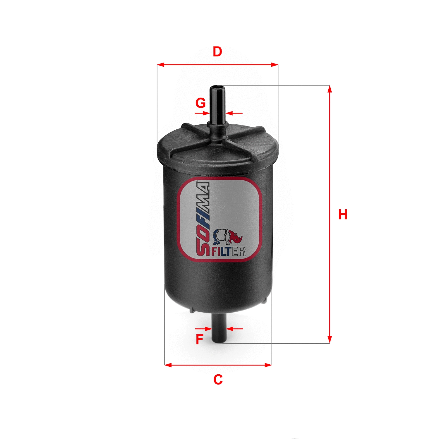 Filtre à carburant SOFIMA S 1948 B