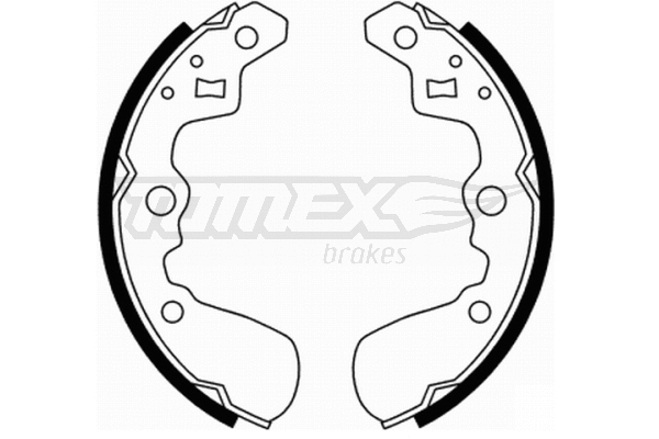 Jeu de mâchoires de frein TOMEX Brakes TX 21-89
