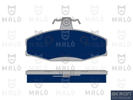 Kit de plaquettes de frein, frein à disque AKRON-MALÒ 1050120
