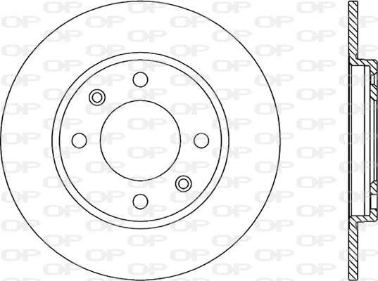 Disque de frein OPEN PARTS BDA1115.10