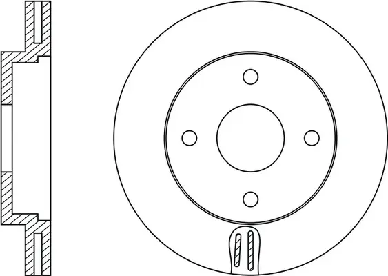Disque de frein FIT FR0156V