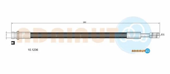 Flexible de frein ADRIAUTO 10.1236