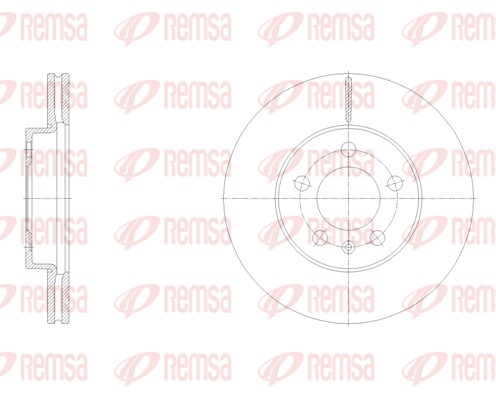 Disque de frein REMSA 62119.10