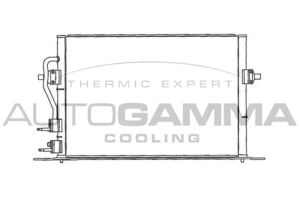 Condenseur, climatisation AUTOGAMMA 101693