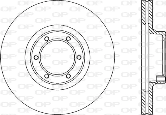 Disque de frein OPEN PARTS BDA1440.20