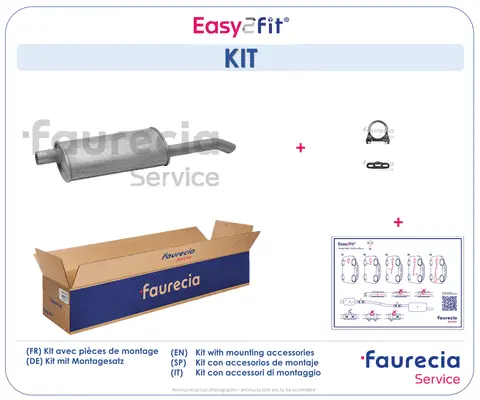 Silencieux arrière Faurecia FS40102
