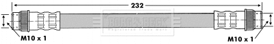 Flexible de frein BORG & BECK BBH7135