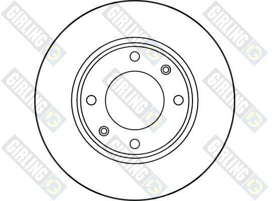 Disque de frein GIRLING 6012173