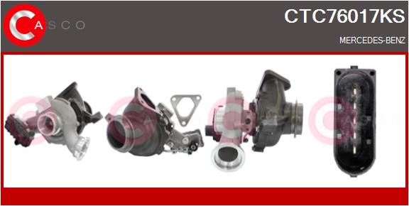 Turbocompresseur, suralimentation CASCO CTC76017KS