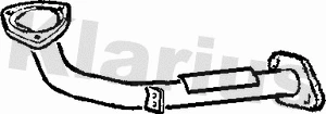 Tuyau d'échappement KLARIUS 301392
