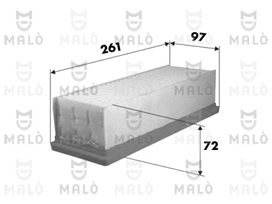 Filtre à air AKRON-MALÒ 1500664