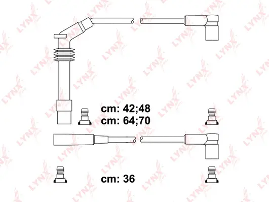 Kit de câbles d'allumage LYNXAUTO SPC5931