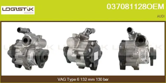Pompe hydraulique, direction LGK 037081128OEM