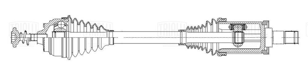 Arbre de transmission TRIALLI AR 2637