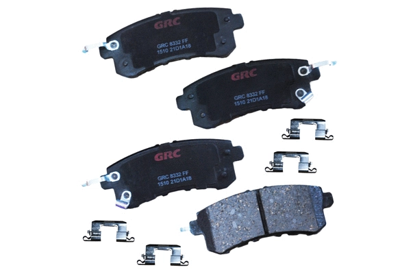 Kit de plaquettes de frein, frein à disque GRC - Ultra Brakes GCD1510