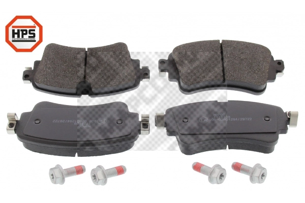 Kit de plaquettes de frein, frein à disque MAPCO 6690HPS