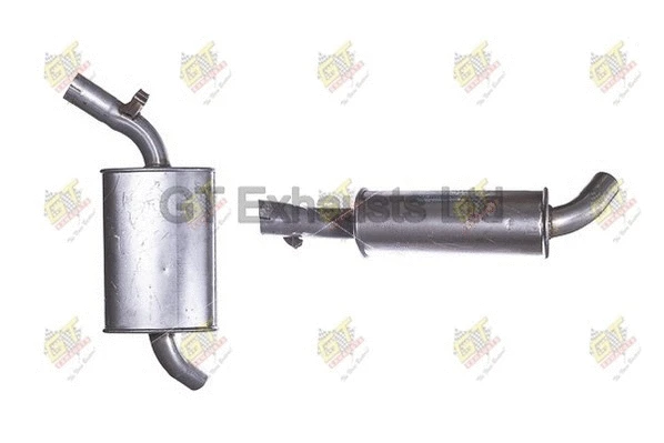 Silencieux central GT Exhausts GVW161