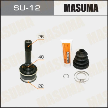 Jeu de joints, arbre de transmission MASUMA SU-12
