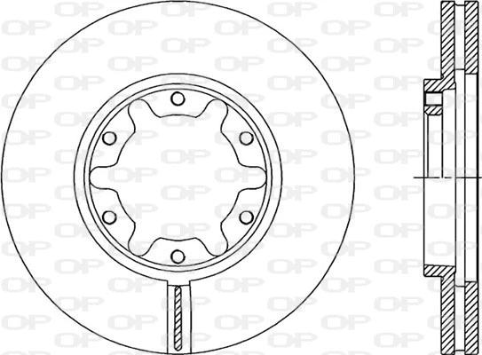 Disque de frein OPEN PARTS BDR2051.20
