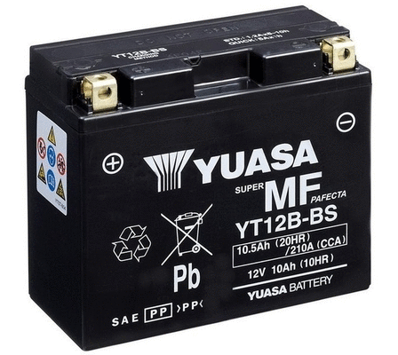 Batterie de démarrage YUASA YT12B-BS
