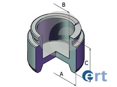 Piston, étrier de frein ERT 151095-C