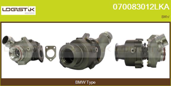 Turbocompresseur, suralimentation LGK 070083012LKA