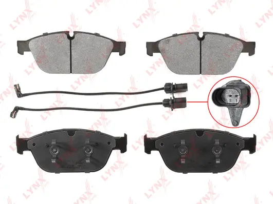 Kit de plaquettes de frein, frein à disque LYNXAUTO BD-1229