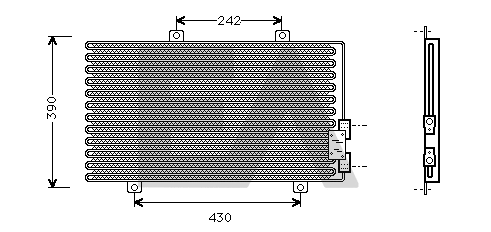 Condenseur, climatisation EACLIMA 30C03004