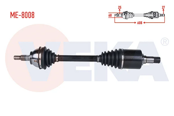 Arbre de transmission VEKA ME-8008