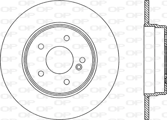 Disque de frein OPEN PARTS BDA1316.10