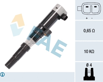 Bobine d'allumage FAE 80203