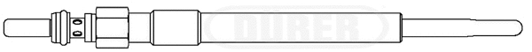 Bougie de préchauffage DÜRER DG34119