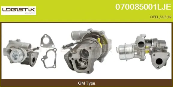 Turbocompresseur, suralimentation LGK 070085001LJE