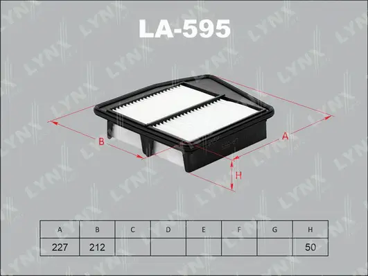 Filtre à air LYNXAUTO LA-595