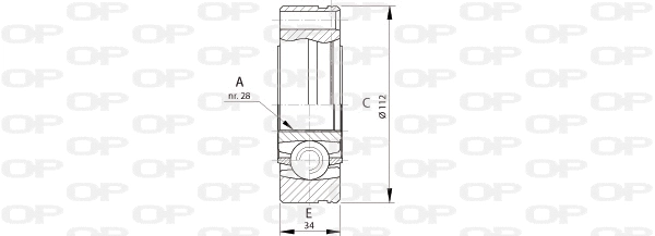 Jeu de joints, arbre de transmission OPEN PARTS CVJ5693.20