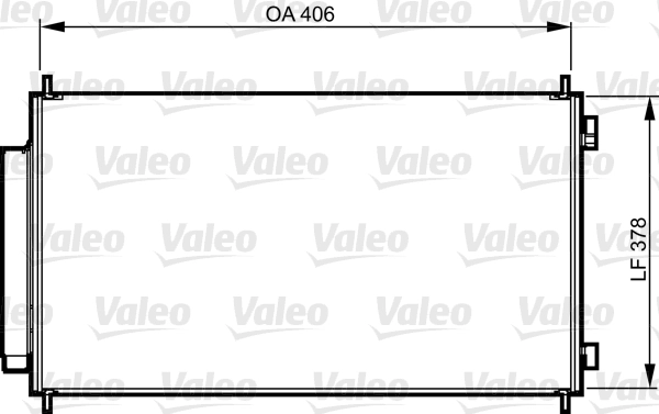 Condenseur, climatisation VALEO 814232
