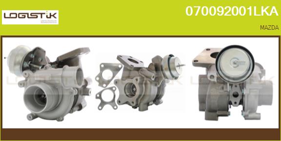 Turbocompresseur, suralimentation LGK 070092001LKA