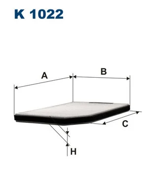 Filtre, air de l'habitacle FILTRON K 1022