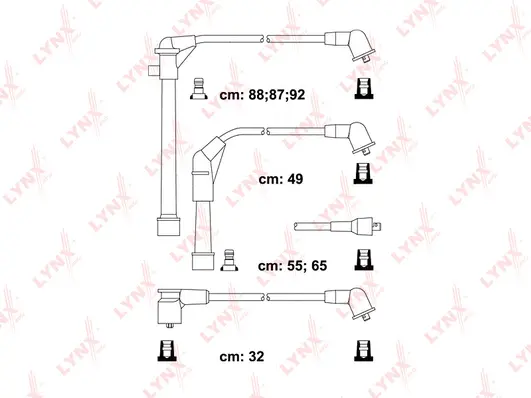 Kit de câbles d'allumage LYNXAUTO SPC5719