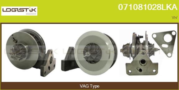 Groupe carter, turbocompresseur LGK 071081028LKA